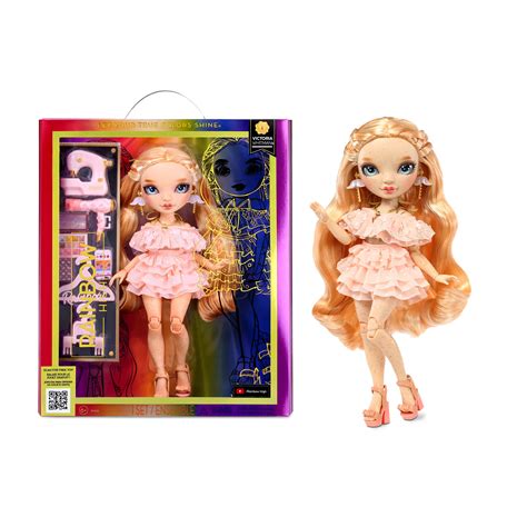 Rainbow High Victoria- Light Pink Fashion Doll and Freckles from Head