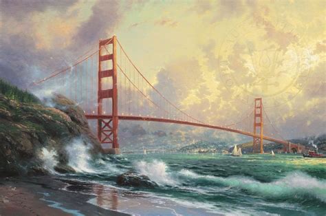 Thomas Kinkade San Francisco Golden Gate Bridge Thomas Kinkade Art