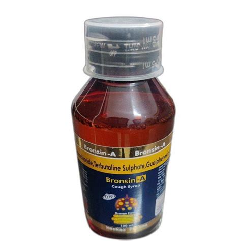 Ambroxol Hydrochloride Terbutaline Sulphate Guaiphenesin Menthol Syrup