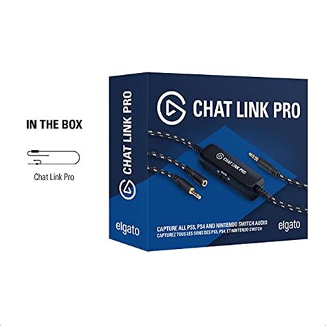 Elgato Chat Link Pro Audio Adapter For PS5 PS4 Nintendo Switch