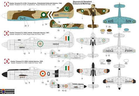 MODELIMEX Online Shop 1 72 Hawker Tempest F 2 Export 3x Camo