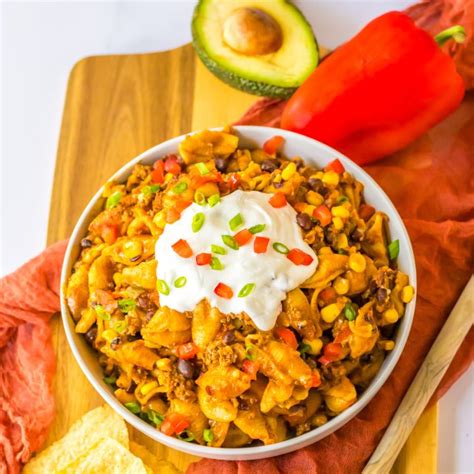 Slow Cooker Taco Pasta Life With The Crust Cut Off