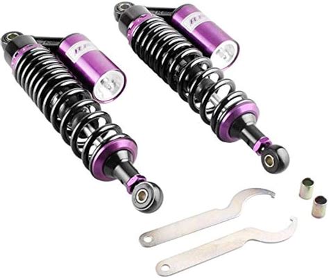 Mallofusa 13 5 Inch 340mm Pair Motorcycle Shock Absorbers Air Rear