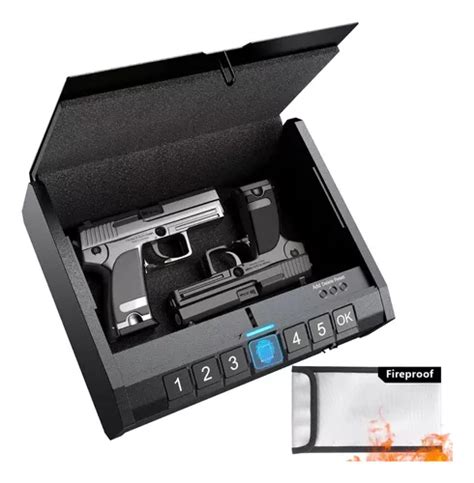 Dalmbox Biometric Gun Safe For Pistol California Doj Certi Meses