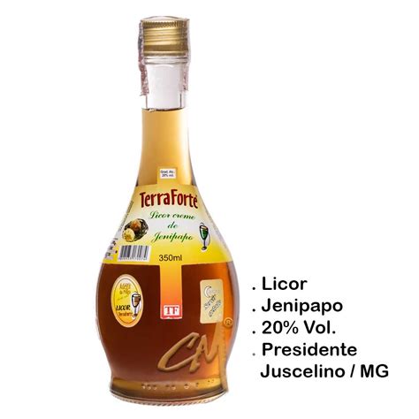 Licor de Jenipapo Terra Forte 350 ml Ateliê da Cachaça