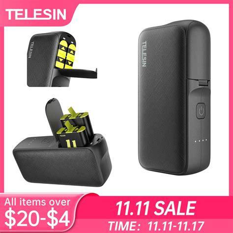 TELESIN Cargador De Bater A Port Til De Carga R Pida 10000mAH 20W PD