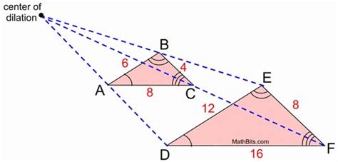 50 Dilations And Scale Factor Worksheet