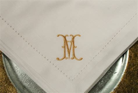 Monogrammed Cotton Napkins, Monogrammed Cloth Napkins, Monogrammed ...