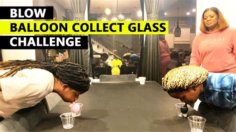 Blow Balloon Collect Glass Challenge 🎈 Youtube