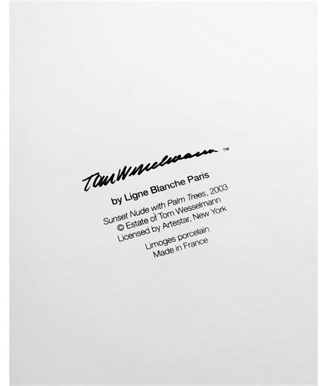 Tom WESSELMANN Bougie géante Sunset Nude with Palm Trees