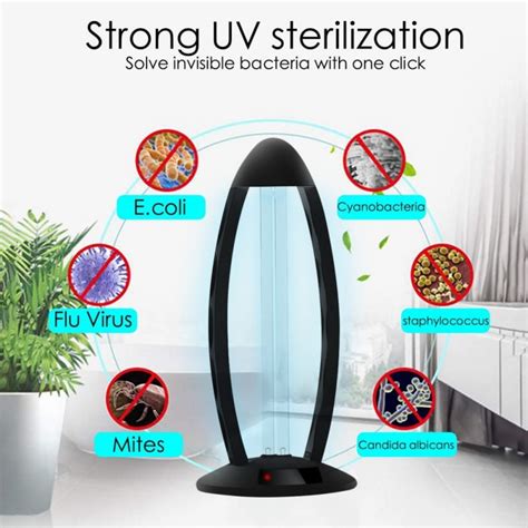 Household 38W Ultraviolet Germicidal Lamp UV Disinfection Light Mobile