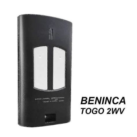 beninca   garage door remote control mhz rolling code beninca