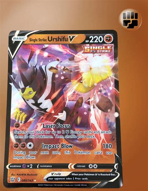 Single Strike Urshifu V 085163 Battle Styles Tcg Coleccionistas