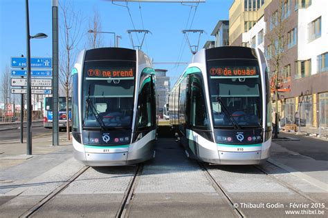 Trams Et Sur La Ligne T Ratp Saint Denis Photos De Trams