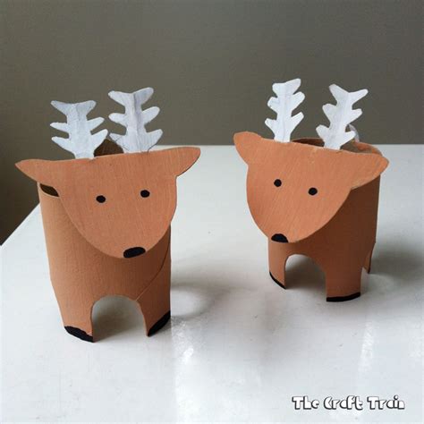 Toilet Roll Reindeer The Craft Train