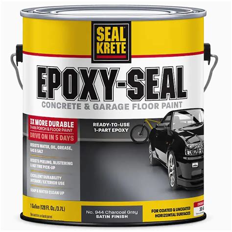 Seal-Krete Epoxy-Seal Concrete and Garage Metallic Charcoal