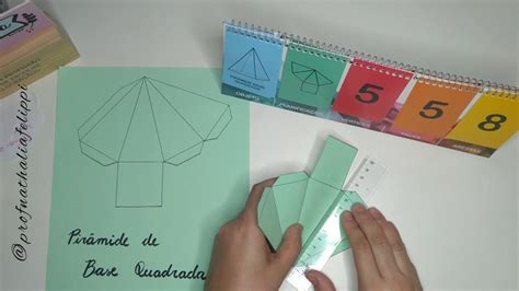 Pirâmide De Base Quadrada Para Montar - 5