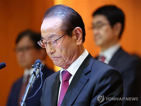 굳은 표정의 태영그룹 윤세영 창업회장 연합뉴스