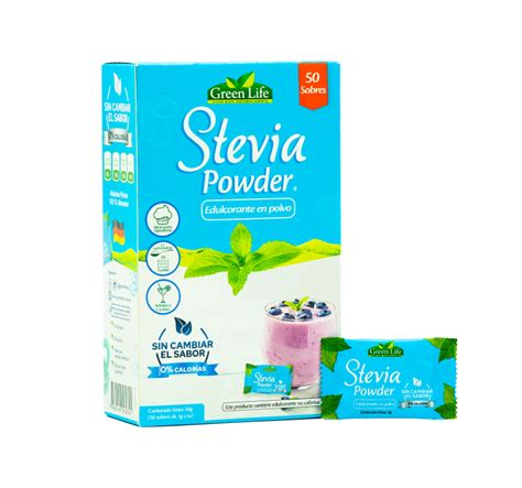 Stevia Powder 50 Sobres Green Life