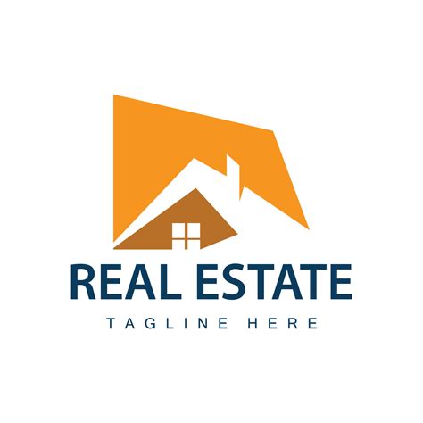 Simple Real Estate Logo Architecture Vector House Building Logo Design