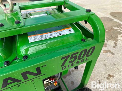 Titan Industrial 7500 Diesel Portable Generator Bigiron Auctions