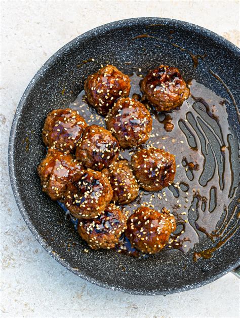 Sticky Soy Glazed Meatballs Addictive Bites Of Salty Sweet Goodness