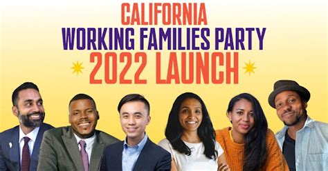 California Working Families Party 2022 Launch Working Families Party