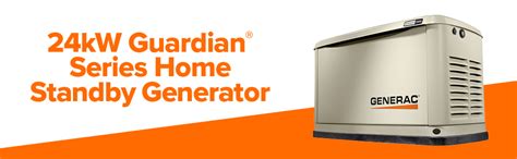 Guardian 24kw Home Standby Generator With Whole House 200