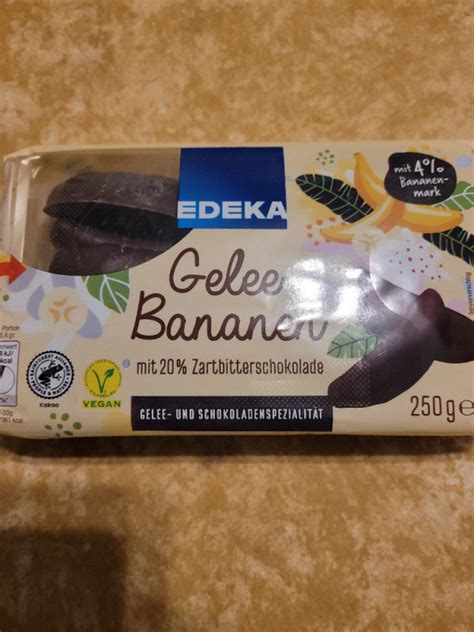 Edeka Gelee Bananen Gelee Bananen In Zartbitter Schokolade Kalorien