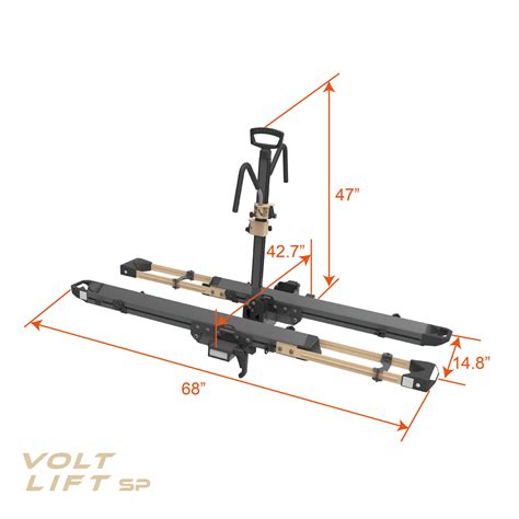 Volt Lift Sp —lift Assisted Premium Bike Rack Or Suv Pickup Trunk Hitch Rack Hyperax Sports