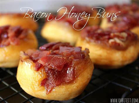 Bacon Honey Buns Oh Bite It