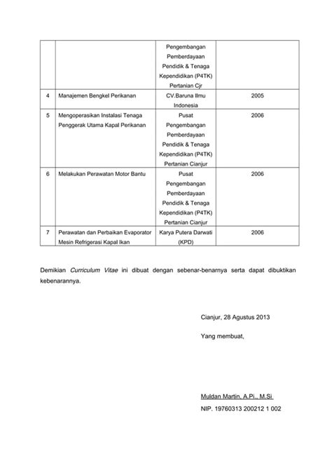 Curriculum Vitae Muldan Martin Mpp Vedca Pdf