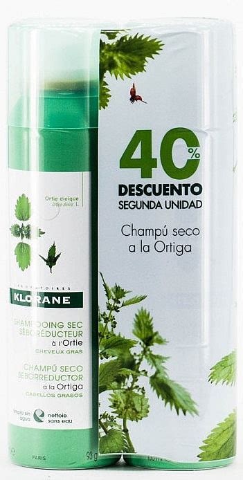 Klorane Nettle Sebo Regulating Dry Shampoo For Oily Dark Hair Sh