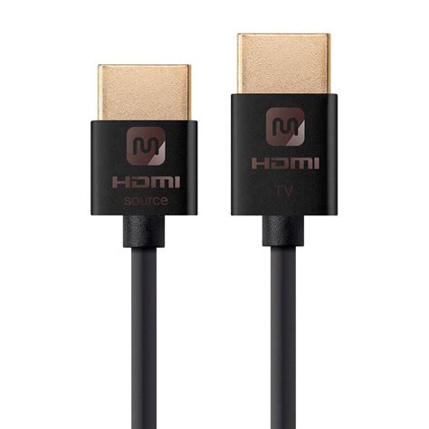 Ultra Slim 18gbps Active High Speed Hdmi Cable Black Monoprice®