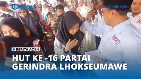 Hut Ke Gerinda Lhokseumawe Santuni Ratusan Anak Yatim Dan Gelar