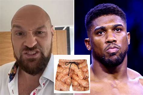 Tyson Fury Says S House Sausage Anthony Joshua Is Refusing To Sign