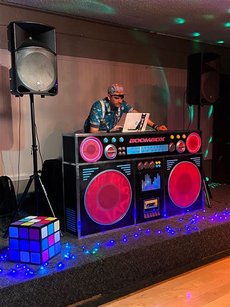 S Boombox Dj Booth Tutorial Christine S Creations S Party