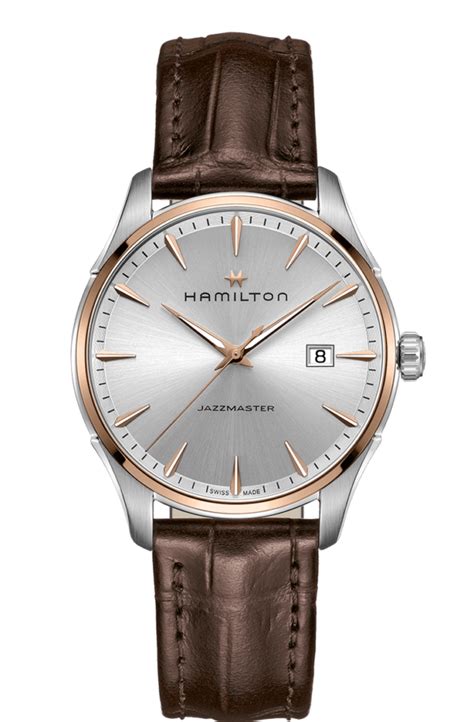 Orologio Uomo Hamilton Jazzmaster Gent Quarzo H32441551 Cassa In