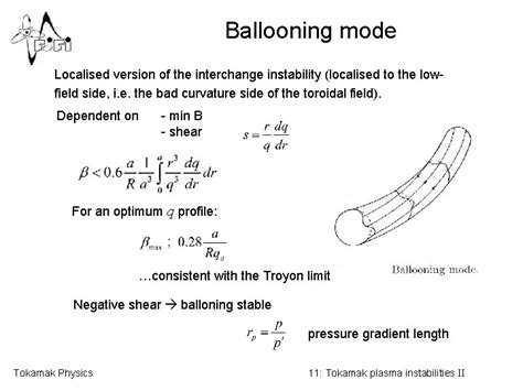 Tokamak Physics Jan Mlyn 10 Tokamak Plasma Instabilities