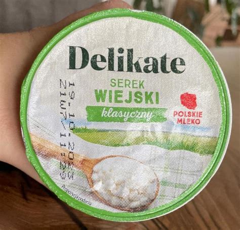 Serek wiejski klasyczny Delikate kalórie kJ a nutričné hodnoty