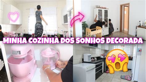 Mudei Tudo Na Cozinha Nova Ficou Um Sonho Colocando Cortinas