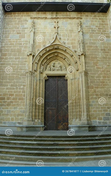 Spain, Pamplona, Plazuela De San Jose, Pamplona Cathedral, the Door of the Side Entrance To the ...