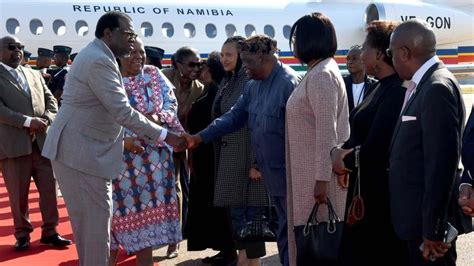 Namibia President arrives in SA for State visit - Namibia