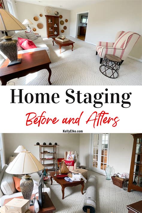 Home Staging Before & After (My Sister's House) - Kelly Elko