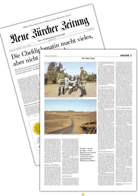 Suggestie over Neue Zürcher Zeitung International 27 april 2024