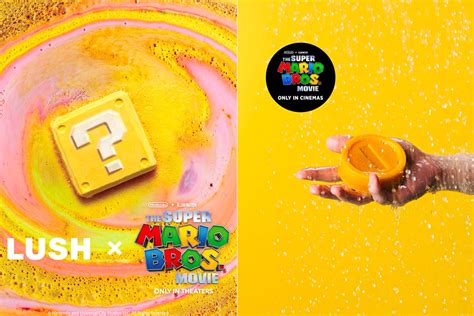 Lush x Super Mario Bros. Movie Collaboration Includes Gold Coin Soap ...