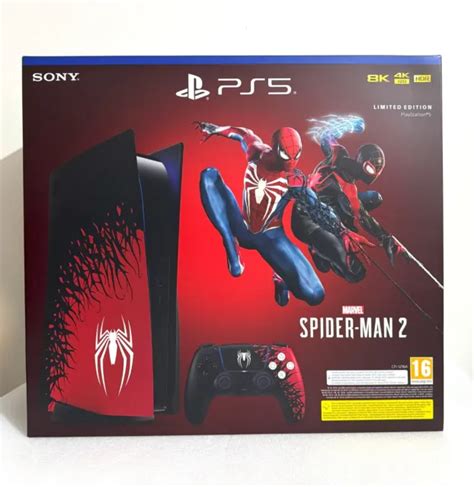 SONY PS5 CONSOLE Marvel S Spider Man 2 Limited Edition Bundle European