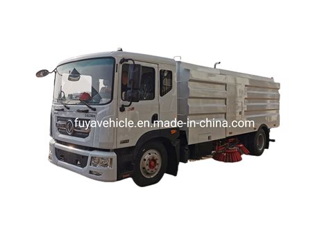 Dongfeng 8cbm 10cbm Road Sweeper Truck For Cleaning City Street 12cbm