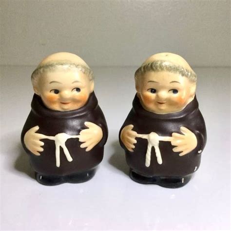 Vintage Goebel Hummel West German Friar Tuck Monk Salt And Pepper Shaker Set In 2023 Goebel