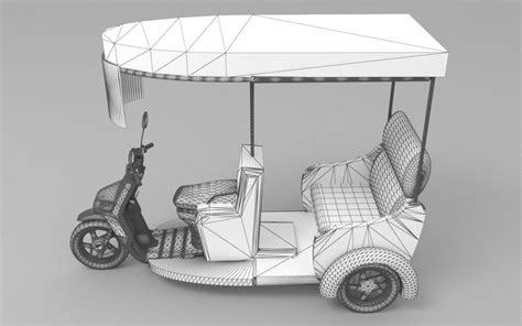 Mototaxi Modelo D Stl Obj Max Fbx Ds C D Free D